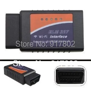 Wi Fi сканер EOBD2/ OBD2 ELM 327 считыватель кодов ошибок поддержка многобрендового