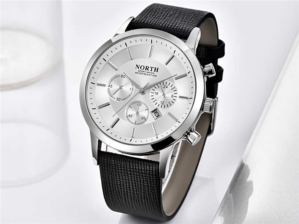 de luxo moda quartzo relógio masculino pulseira