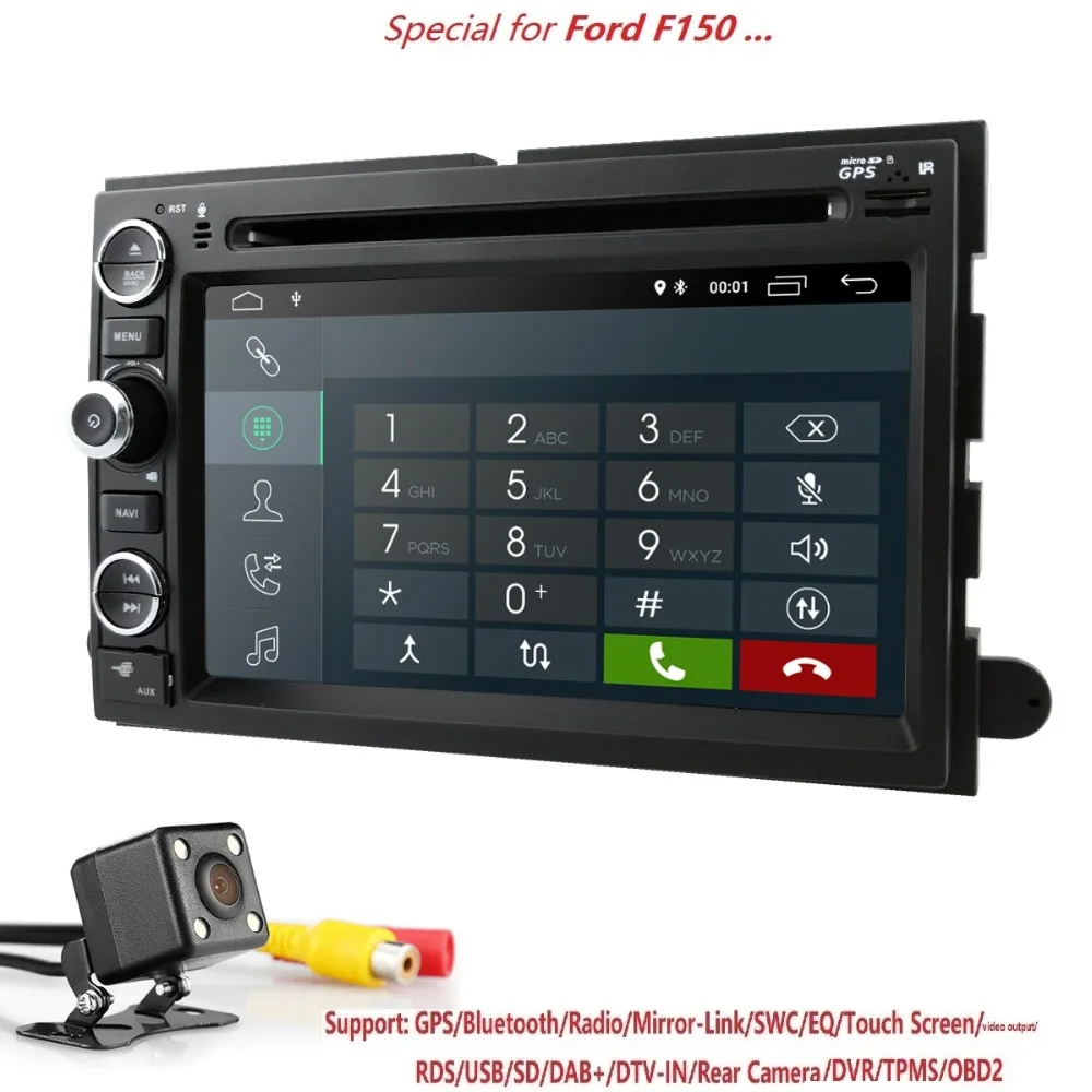 Top Hizpo Android 8.0 Car DVD For Focus Ford Edge Fusion Lincoin Auto Audio Video Radio Stereo WiFi GPS Navigation Backup Bluetooth 3