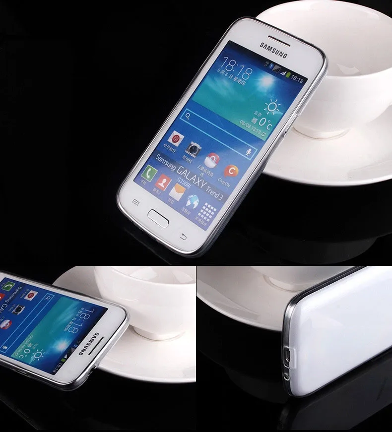 Cell Phone Ultra thin shell Slim For Samsung Galaxy Star Advance G350E Crystal TPU soft Case Cover Back Shell protector |
