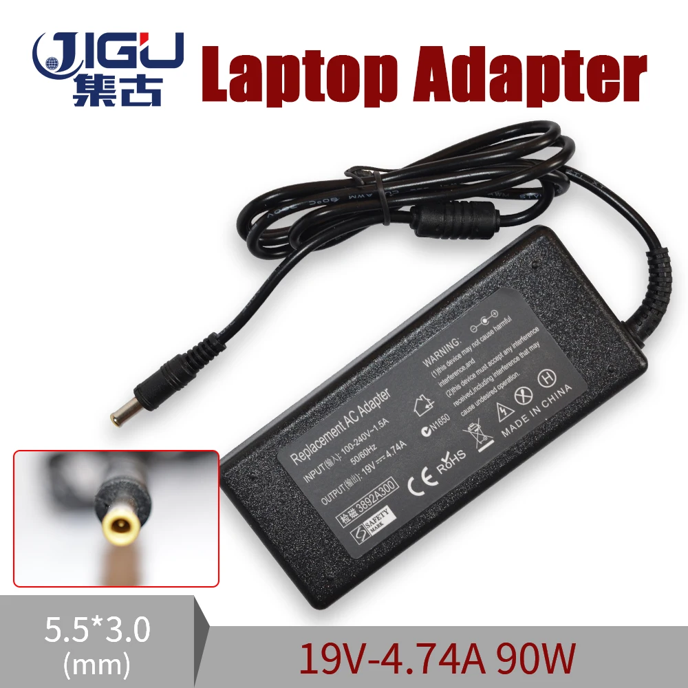 

Replacement 19V 4.74A 5.5*3.0MM 90W For Samsung R540 Laptop AC Charger Power Adapter Input 100-240V