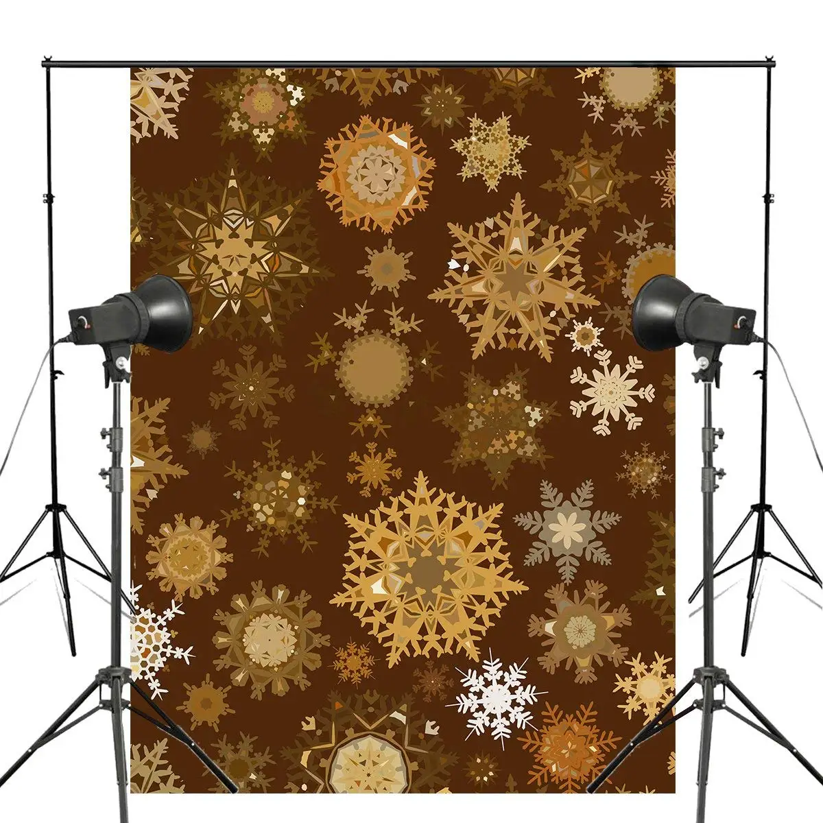 

Yellow Snowflake Photography Backdrops Children Photo Studio Wallpaper 5x7ft