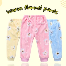 Новинка года; сезон осень-зима; бархатные леггинсы для маленьких девочек; плотные теплые штаны; длинные штаны для малышей