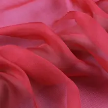 Сколько натуральная шелковая ткань шифон 5,5 момме 140 см 5" арбуз красный 64# цвет для платье с шарфом украшение для шарфа