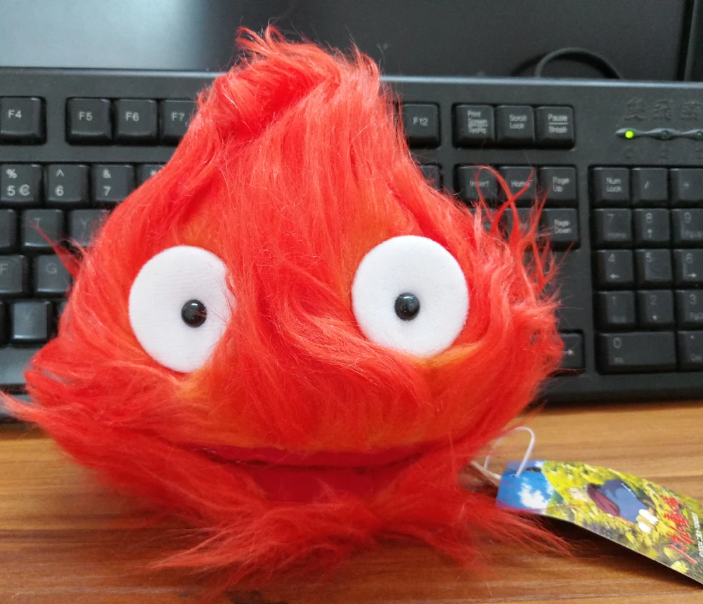 Films Howl's Moving Castle 17cm Demon Calcifer Flame stuffed plush new