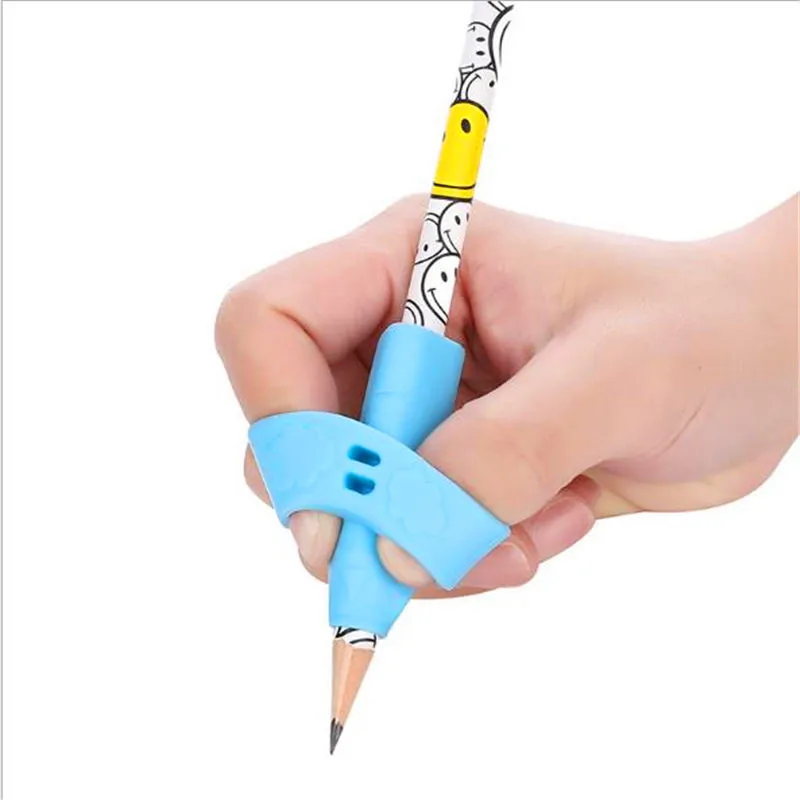 

3Pcs/Set Finger Pen Silicone Children Writing Posture Correction Tool Pen Grip Kids Stationery Gift Set Office School Supplies