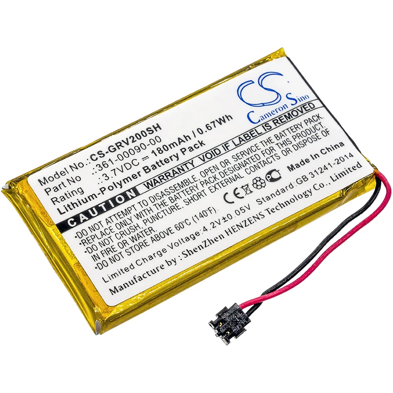 UPGRADE Cameron Sino Battery For Garmin 361-00090-00 Smartwatch Li-Polymer 180mAh / 0.67Wh | Электроника