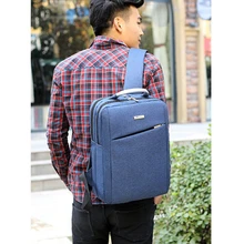 Mince ordinateur portable sac à dos marques de mode ordinateur portable sac deux compartiments anti theaf hommes d’affaires ordinateur portable sac à dos