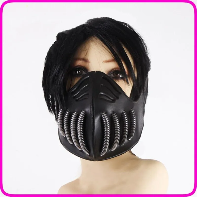 

Anime My Hero Boku no Academia Himiko Toga Cosplay Face Masks EVA Black Mask Adult Unisex Party Halloween Fancy Dress Ball Props