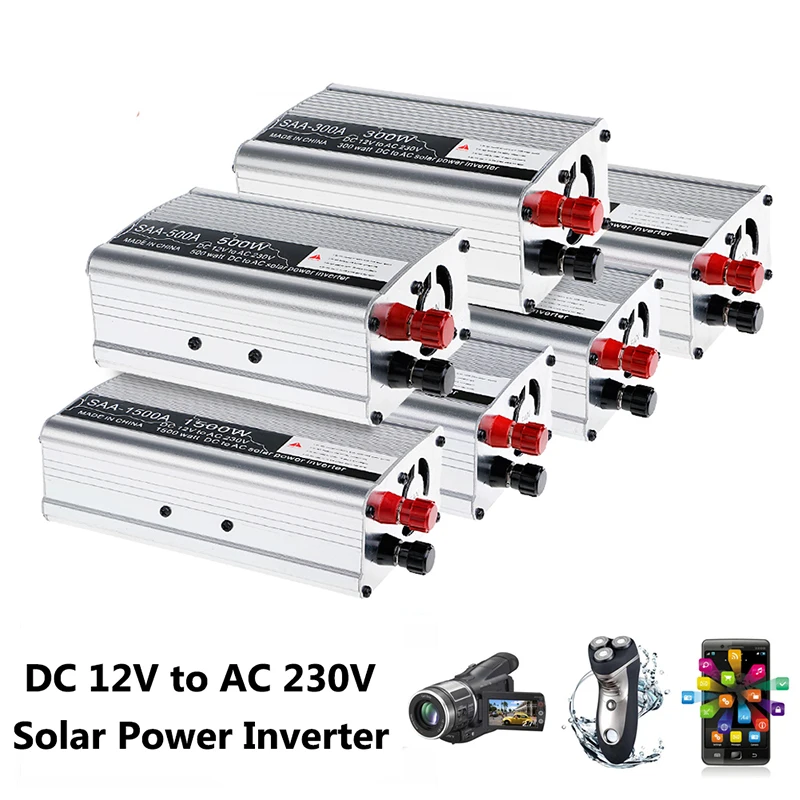 

High Quality New 1000W DC12V to AC 230V Solar Continuous Inverter Converter USB Output Stable