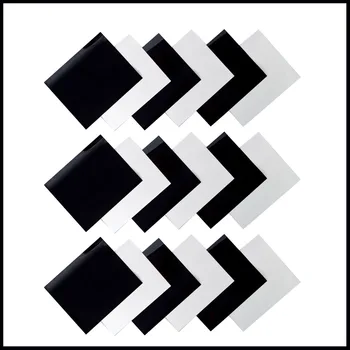

18sheets black&white A4 pvc vinyl
