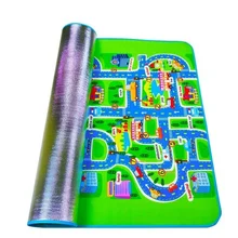 Толстый городской дорожный детский коврик для ползания EVA пены коврик для лазания ЗЕЛЕНАЯ ДОРОГА детский игровой ковер для ребенка 0,5 см