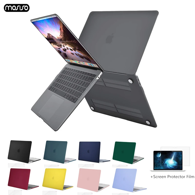 2019 new Crystal\Matte Case For Apple Macbook Air Pro Retina 11 12 13 15 inch Laptop Bag for New Mac book Air Pro 13.3 Case A193