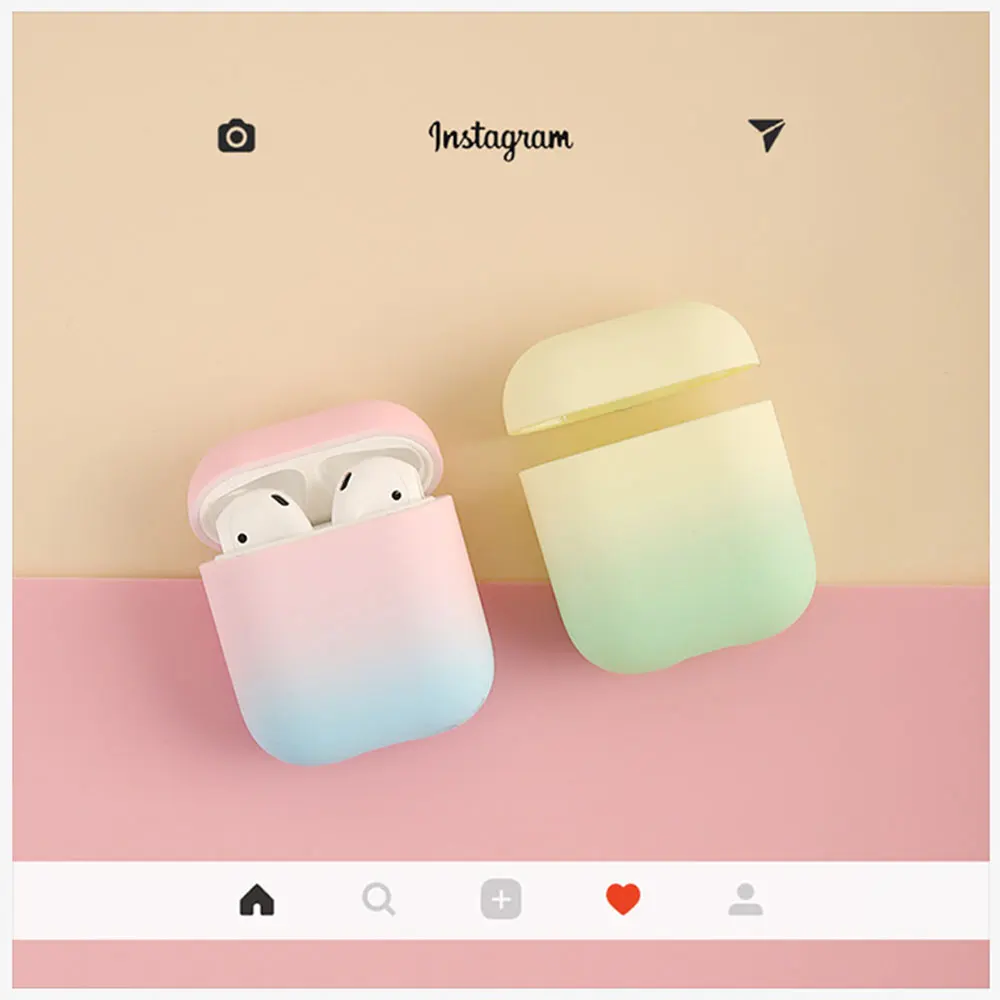 

For AirPods Case Silicone Bluetooth Wireless Earphone Case For Apple Airpods 2 Protect Cover Skin Accessories Charging Box 1PCS