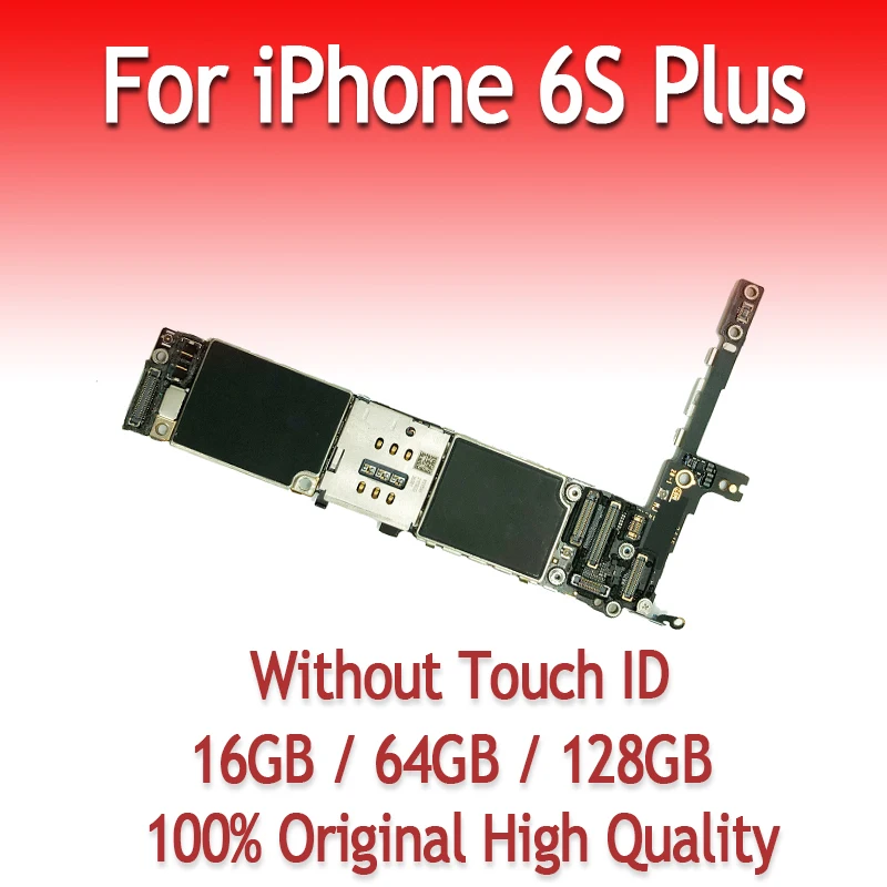 Оригинальная материнская плата 16 Гб 64 128 ГБ для iPhone 6S Plus 5 дюйма без отпечатков