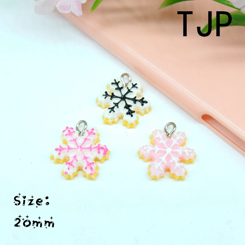 

Kawaii snowflake Charms Pendants for DIY decoration bracelets necklace earring key chain Jewelry Making