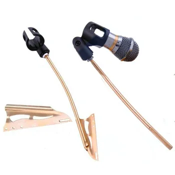 

MoonEmbassy Alto Saxophone Microphone Stand Tenor Sax Wireless Microphone Performance Stand Clip Accessories Free shipping