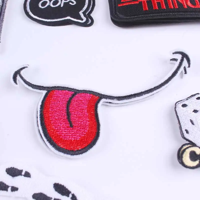 

Punk Biker Patch Iron on Patches On Clothes Embroidered Letter Patches For Clothing Star Wars Patches Accessories Badges F
