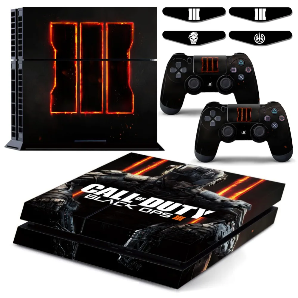 Call of Duty Black OPS 3 PS4 Vingl Skin Decal Sticker for Sony