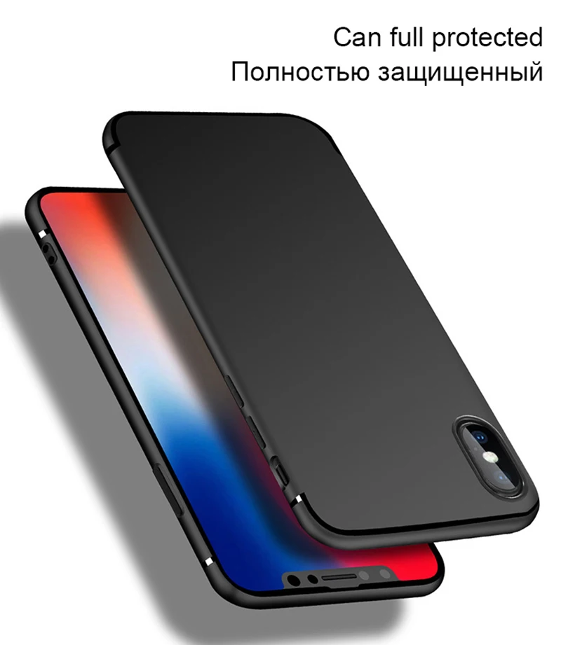 iphone 8 plus case Ultrathin Soft Silicone Case For iPhone 11 Pro Max XS X XR 7 8 Plus 5 6 6S 5S Mobile Phone Cover Back TPU Bumper Woman Man Girl iphone 8 cardholder cases