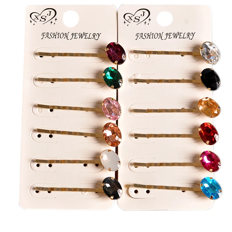 Новые Модные женские ювелирные изделия,, вечерние украшения для девочек, 6 комплектов в комплекте, красивая заколка в полоску, украшение для волос, подарок