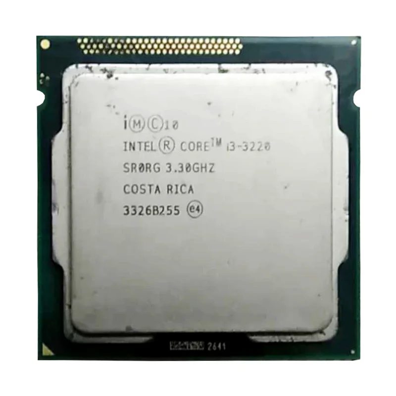 Intel core i3 3220 cpu 3,4 ГГц/3 м кэш LGA 1155 TDP 55 Вт настольный процессор может использовать чип h61 B75 B85 Z77 H61, есть i3 3240 в продаже