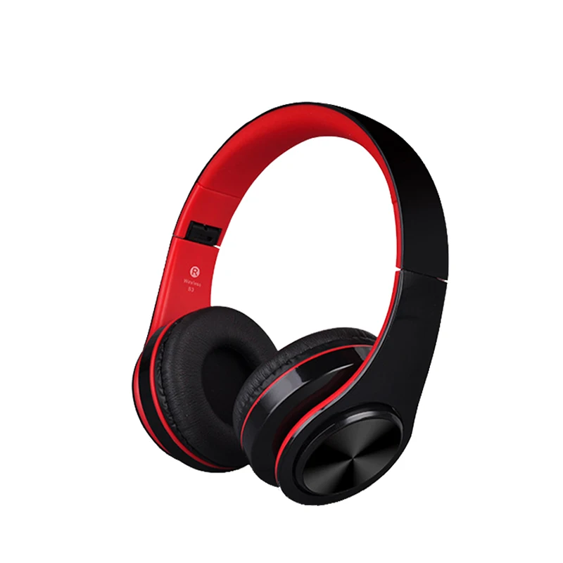 

4.2 Bluetooth Headphone Noise Cancelling Wireless Earphone TF Card Stereo Music Headset Soft Earmuffs With Mic For Phones B3