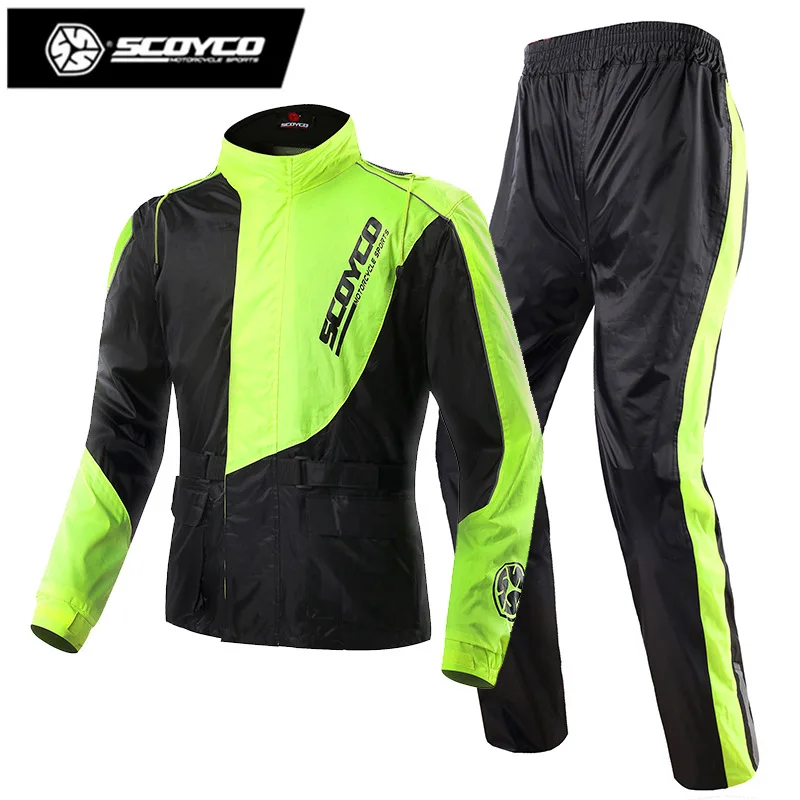Scoyco RC01 chaqueta de moto impermeable para hombre, pantalones de