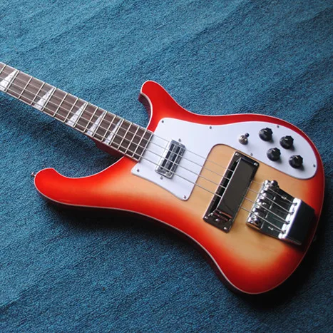 Best Bass Top quality Rick 4003 model Ricken 4 strings Electric guitar in Cherry burst color All Color are available | Спорт и