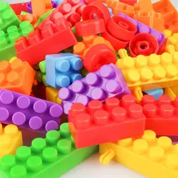 Забавные пластиковые 160 шт./пакет строительные блоки город DIY блоки конструктора обучающая игрушка подарок для ребенка D соединительные