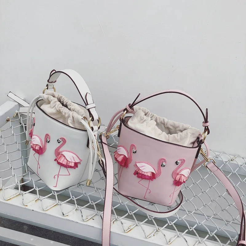 

Small Bucket Bags For Women 2019 New Fashion PU Leather Crossbody Bags Ladies Mini Purses and Handbags Female Shoulder Bag