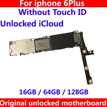

Factory unlocked mainboard for iphone 6Plus 16gb 64gb 128gb Original IOS system motherboard without touch ID for iphone 6 Plus