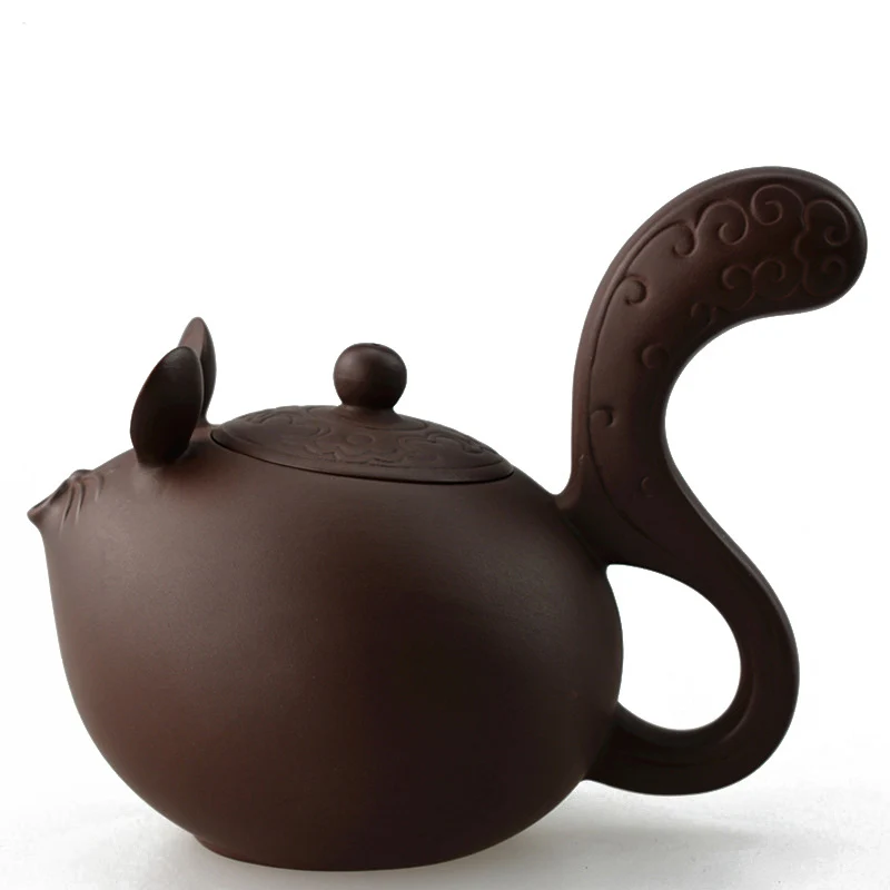 

Precious Collection Value Teapot Yixing 200ml Rat Ceramic Pot China Handmade Ceramic Mouse Porcelain Zodiac Kettle Tea Infuser