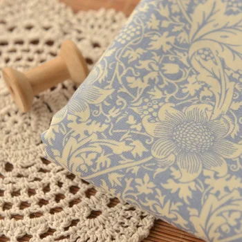 

Grayish blue sunflower high density twill polyester cotton cloth for Clothing Cushion Cover Bags
