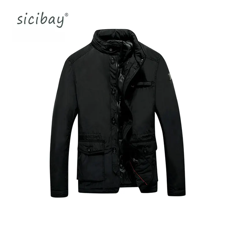 2016 New SICIBAY Men's Jacket Winter Coat Thickened Casual