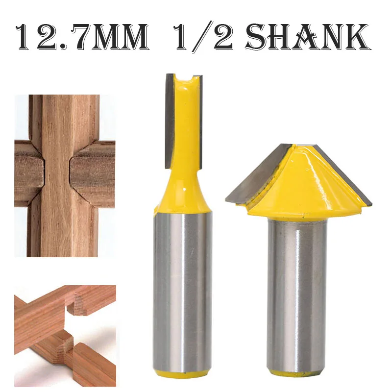 1/2 Shank Round Over Router Bit 12.7mm Flush Trim Router Bits for Wood