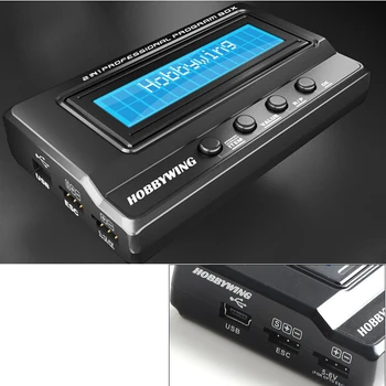 

Register shipping 1pcs Hobbywing 3 in 1 Multifunction Professional LCD Program Box with Voltage Detection better Version of 2in1
