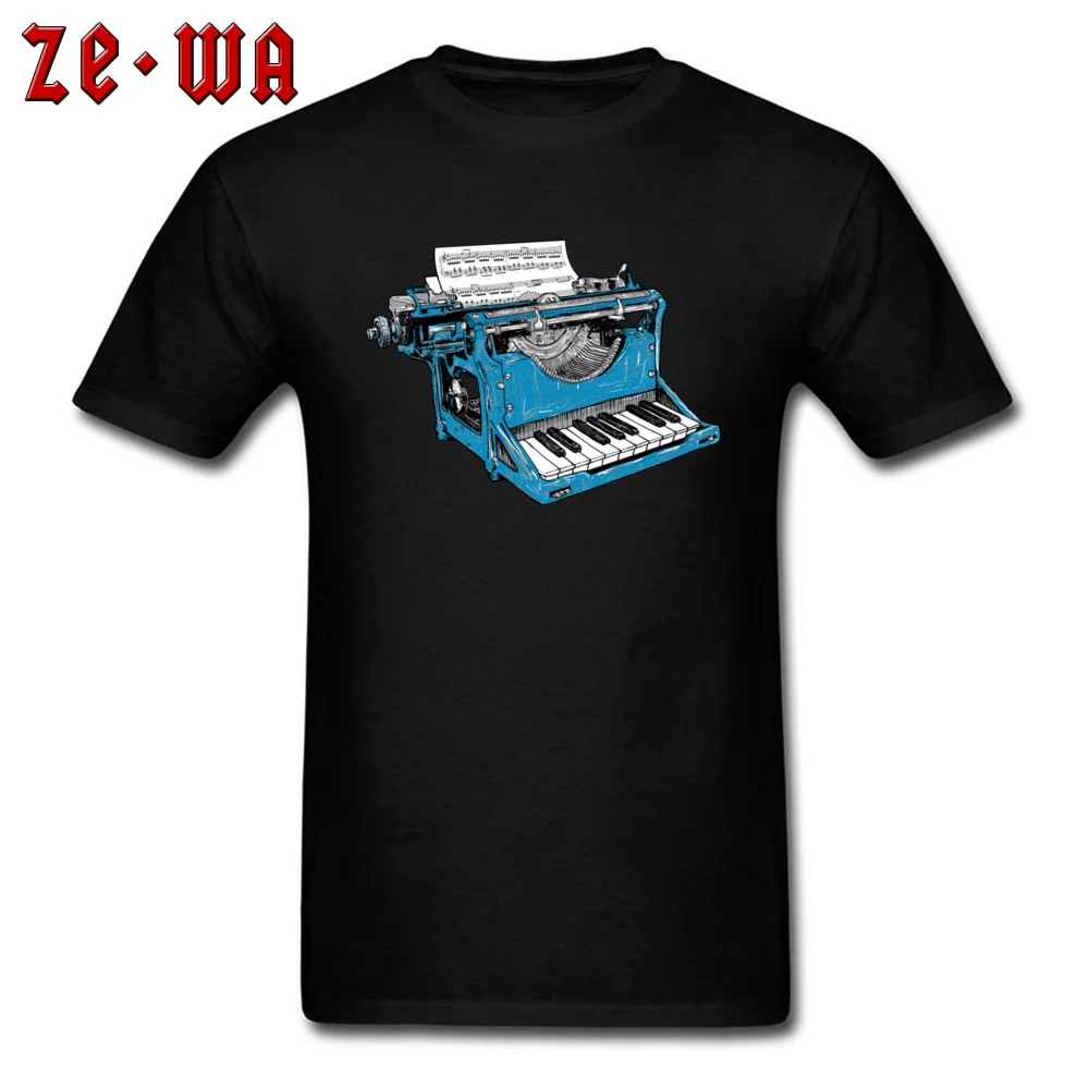 The Composition O. 822 Normal T-shirts for Men 100% Cotton Lovers Day Tops & Tees T-shirts Short Sleeve 2018 New Round Collar The Composition O. 822 black