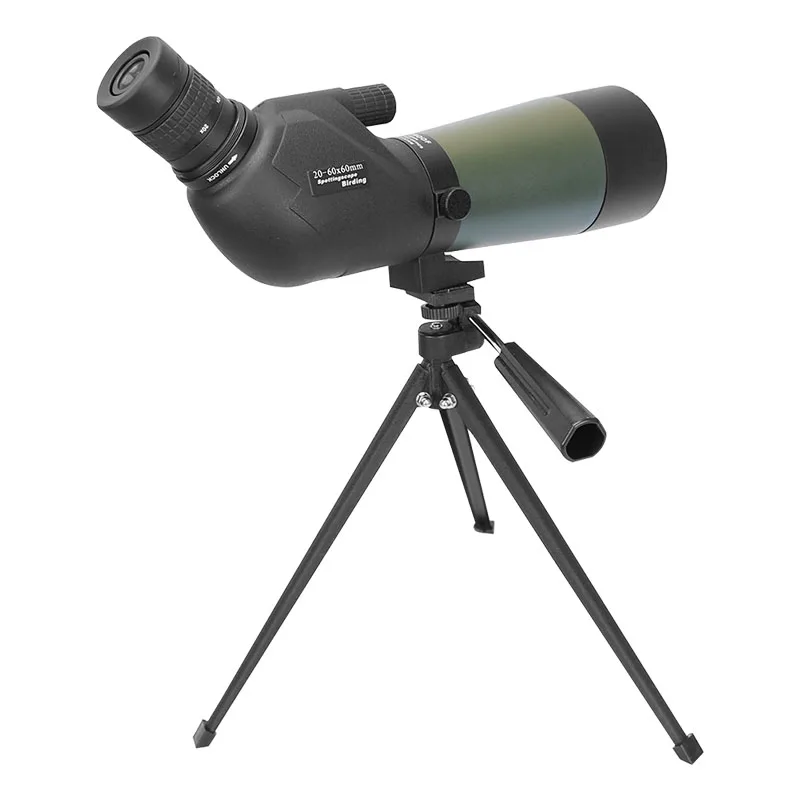 AOMEKIE 20-60x60 Zoom Зрительная труба Bak4 призма Оптический Объектив водонепроницаемый монокулярный телескоп со штативом для наблюдение за птицами, охота