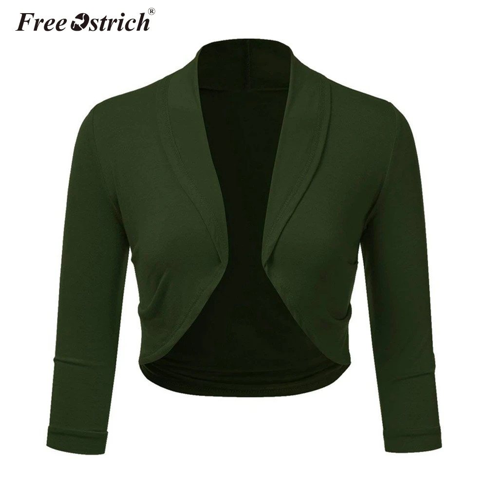 Женская укороченная куртка Free Ostrich размера плюс 5XL короткая облегающая