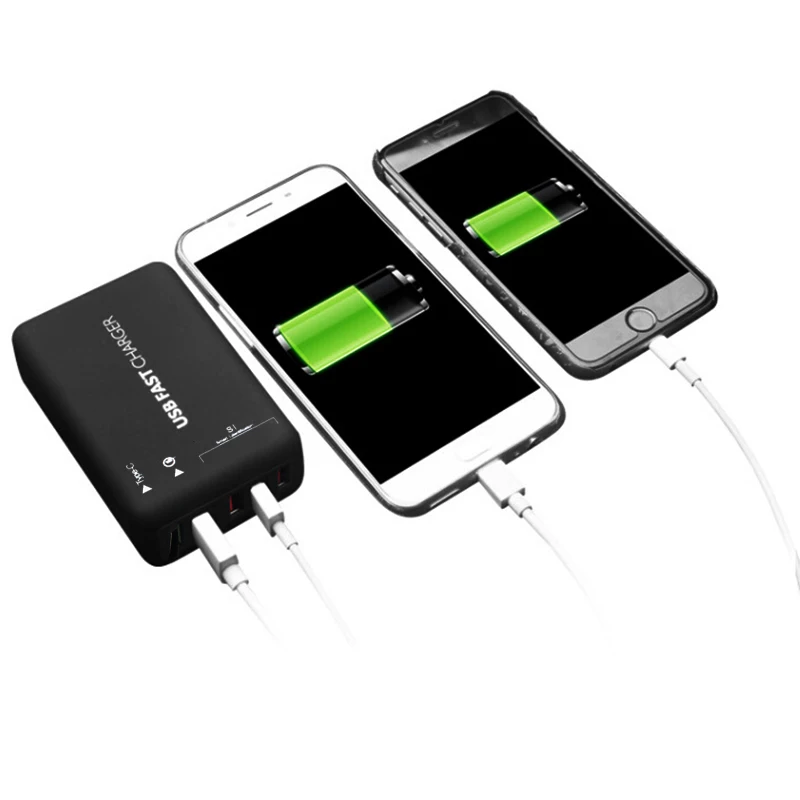 INGMAYA Quick Charge 3,0 USB зарядное устройство 5 портов 6A type C зарядная станция для iPhone iPad samsung huawei Xiaomi LG sony адаптер переменного тока