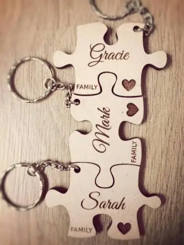 personalised wooden puzzle set