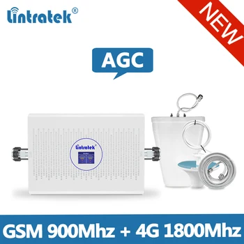 

Lintretek 2019 NEW GSM 4G Repeater 900 1800Mhz Signal Booster GSM 900 Repeater 4G 1800 Ampli 4G 2G AGC Booster Dual Band 70dB