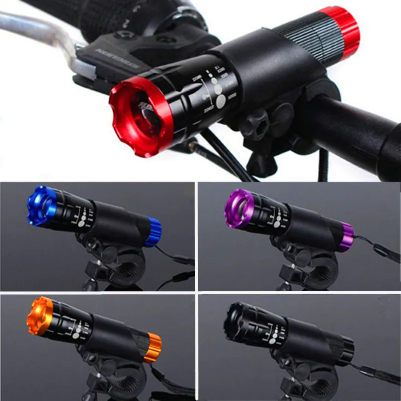 

Waterproof Cycling Head Flashlight 300 Lumens CREE Q5 Bike Bicycle Front Light Use 16850 Bike Accessories+ Torch Holder