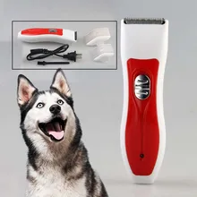 Pet клипер для стрижки собак волос Профессиональный электрический триммер перезаряжаемый инструмент для ухода малошумный стрижка для домашних животных бритвенная машинка набор
