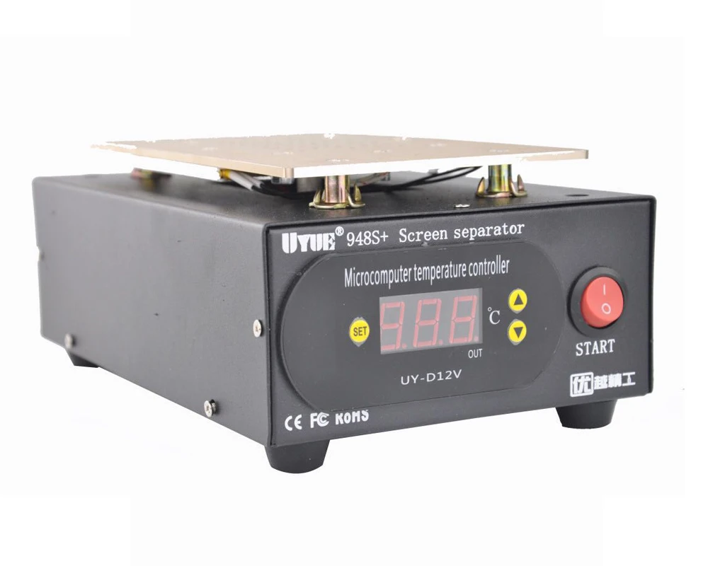 Vacuum heating table