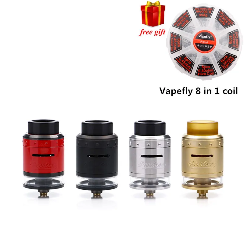 

Free gift!!! Original Geekvape Peerless RDTA Tank 2ML/4ML version Atomizer Fit Geekvape Aegis box mod update peerless rda
