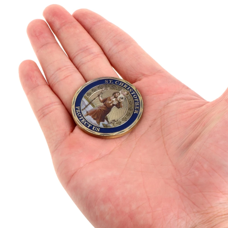 St. Christopher Patron Saint Of Travelers Commemorative Challenge Coin Collection