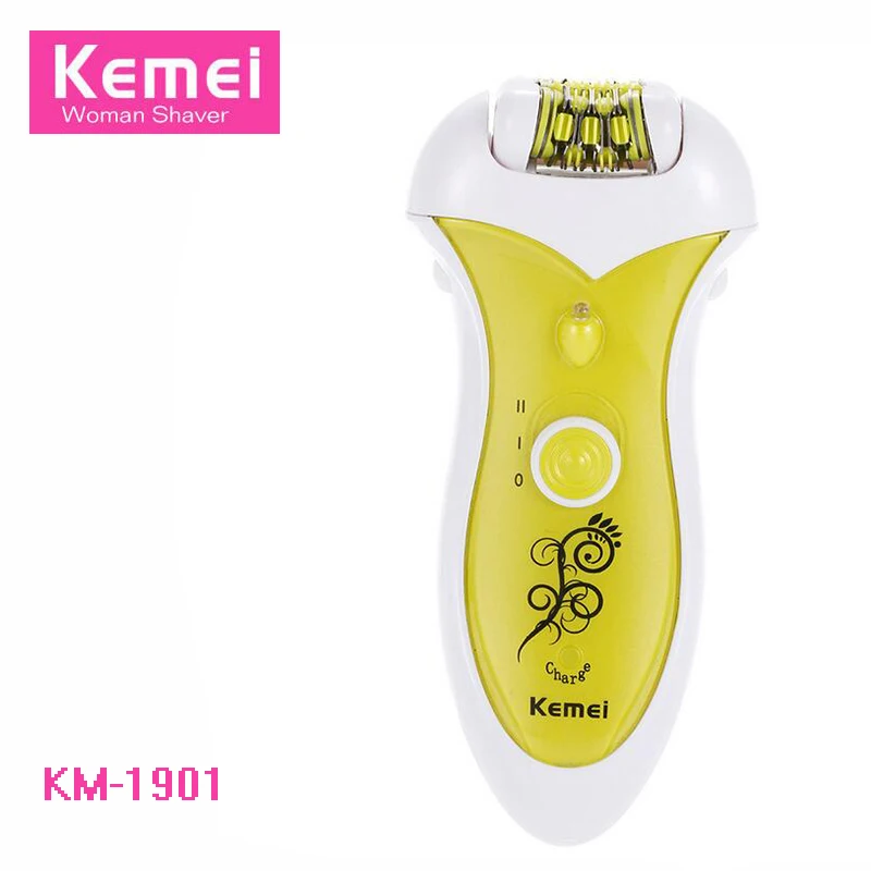 100 240v Kemei Rechargeable 2 In 1 Lady Epilator Electric Remover Device Depilador Hair Shaver Removal