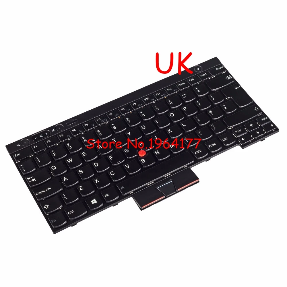 Клавиатура QWERTY для ноутбука IBM Thinkpad T430 T430l T530 T430S L430 X230 W530 с английской раскладкой |